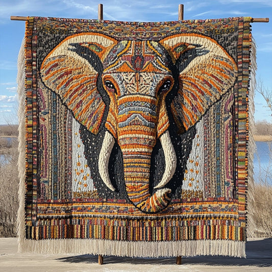 Majestic Tusk Woven Sofa Blanket NCU0PT7314