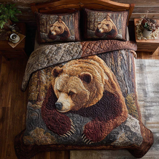 Majestic Watch 3-Piece Quilted Bedding Set NCU0NT7860