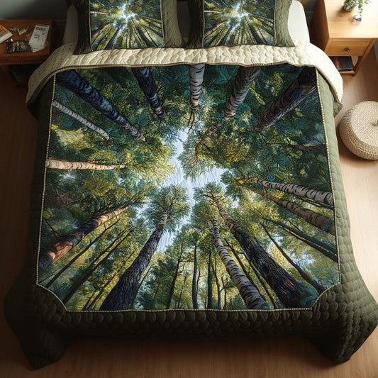 Majestic Wilderness 3-Piece Quilted Bedding Set NCU0NT6447