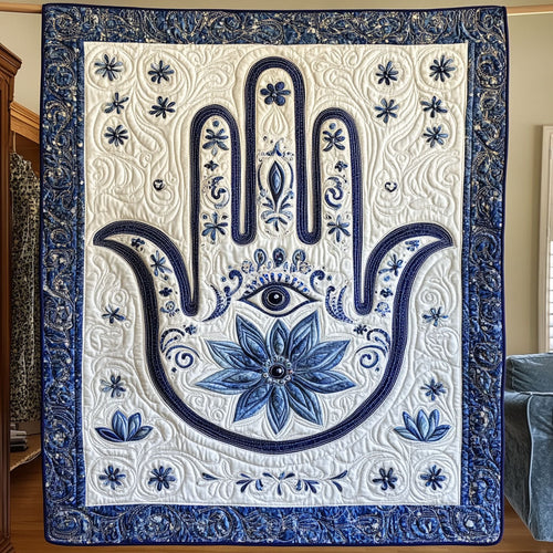 Mandala Shield Quilted Blanket NCU0PT6688