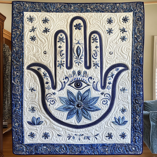 Mandala Shield Quilted Blanket NCU0PT6688