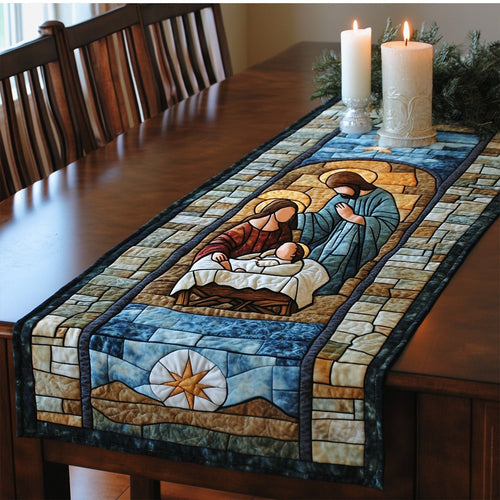 Manger Light Quilted Table Runner NCU0PT1309