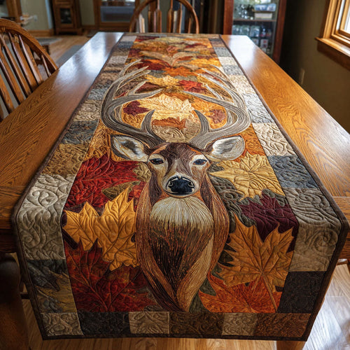 Maple Crown Quilted Table Runner NCU0TV646