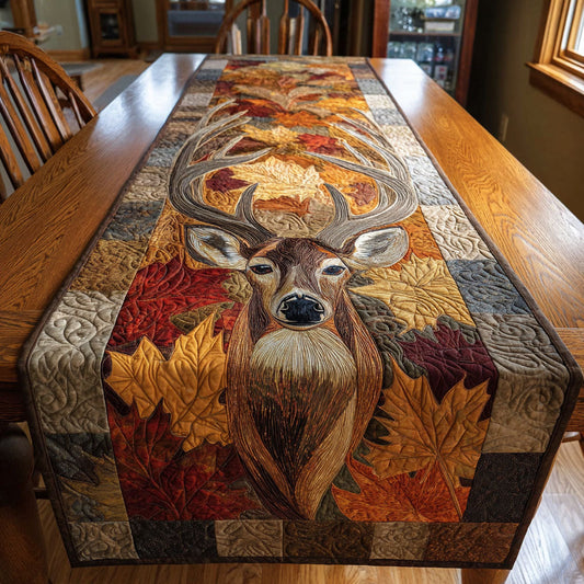Maple Crown Quilted Table Runner NCU0TV646