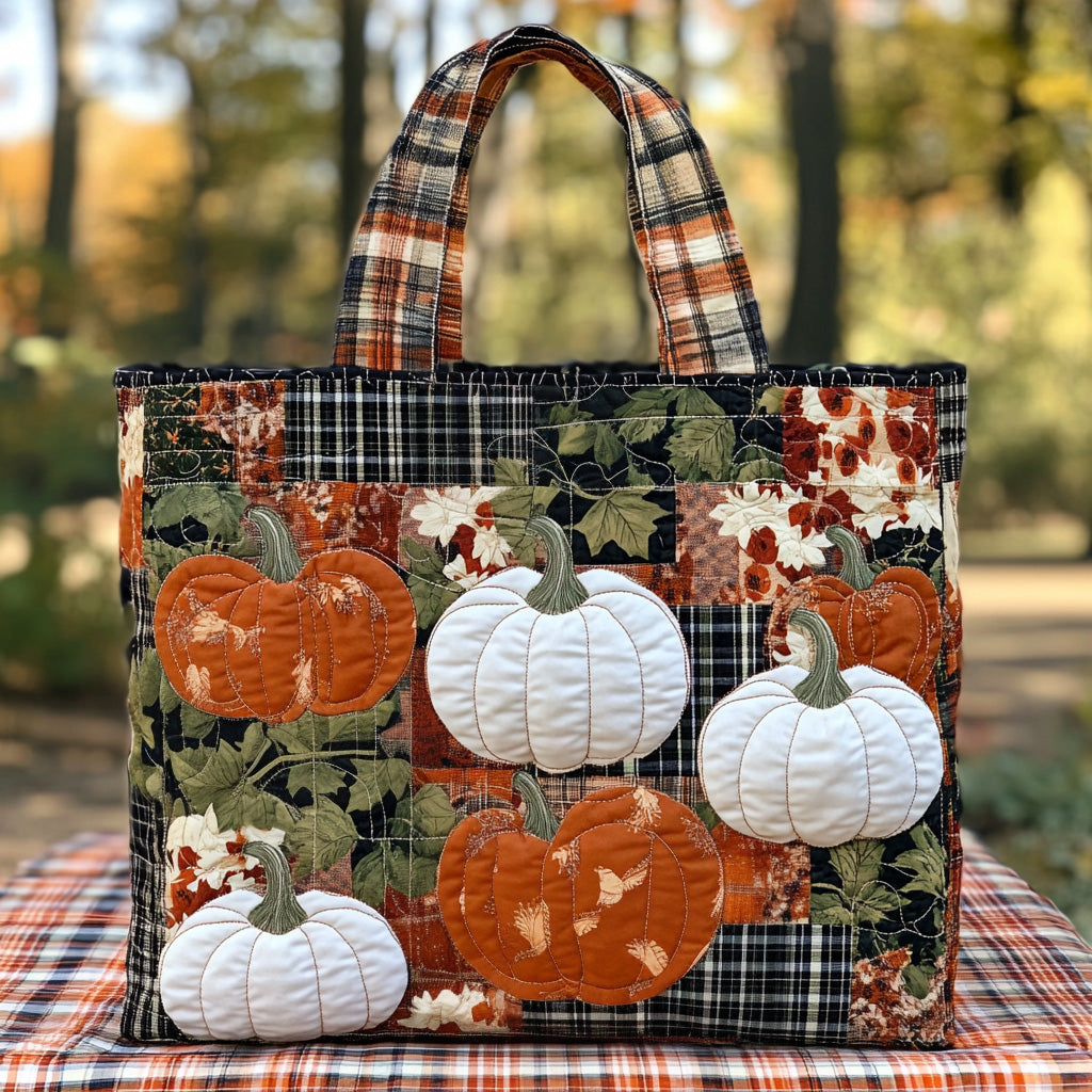 Maple Ember Quilted Tote Bag NCU0DV6959