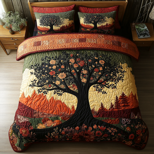Maple Grove 3-Piece Quilted Bedding Set NCU0DK9402