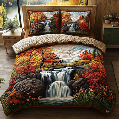 Maple Haven 3-Piece Quilted Bedding Set NCU0DV7029