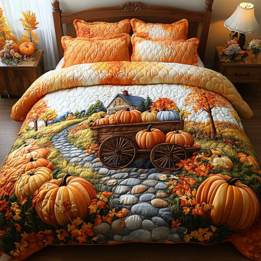 Maple Hollow 3-Piece Quilted Bedding Set NCU0DV7229