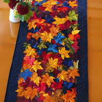 Maple Leaf Kisses Quilted Table Runner NCU0NT8406