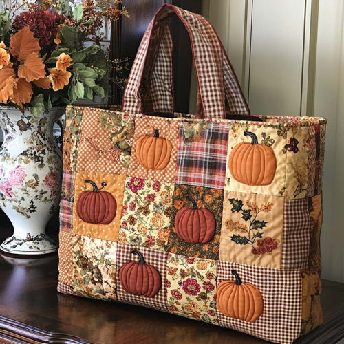 Maple Mood Quilted Tote Bag NCU0NT8896