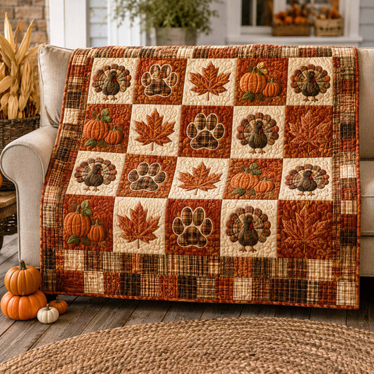 Maple Paws Quilted Blanket NCU0TD3071