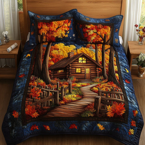 Maple Walk 3-Piece Quilted Bedding Set NCU0NT3658