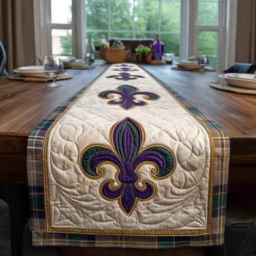 Mardi Celebration Quilted Table Runner NCU0DV9066