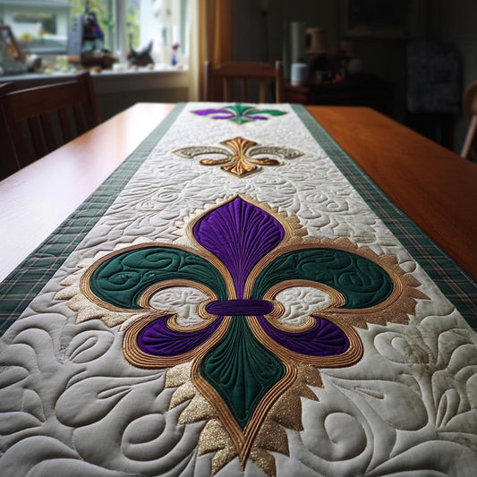 Mardi Glow Quilted Table Runner NCU0DV9059
