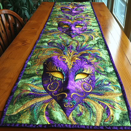Mardi Gras Revelry Quilted Table Runner NCU0DK4107