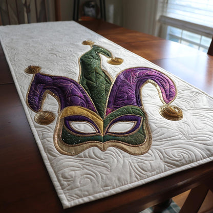 Mardi Magic Quilted Table Runner NCU0DV9063