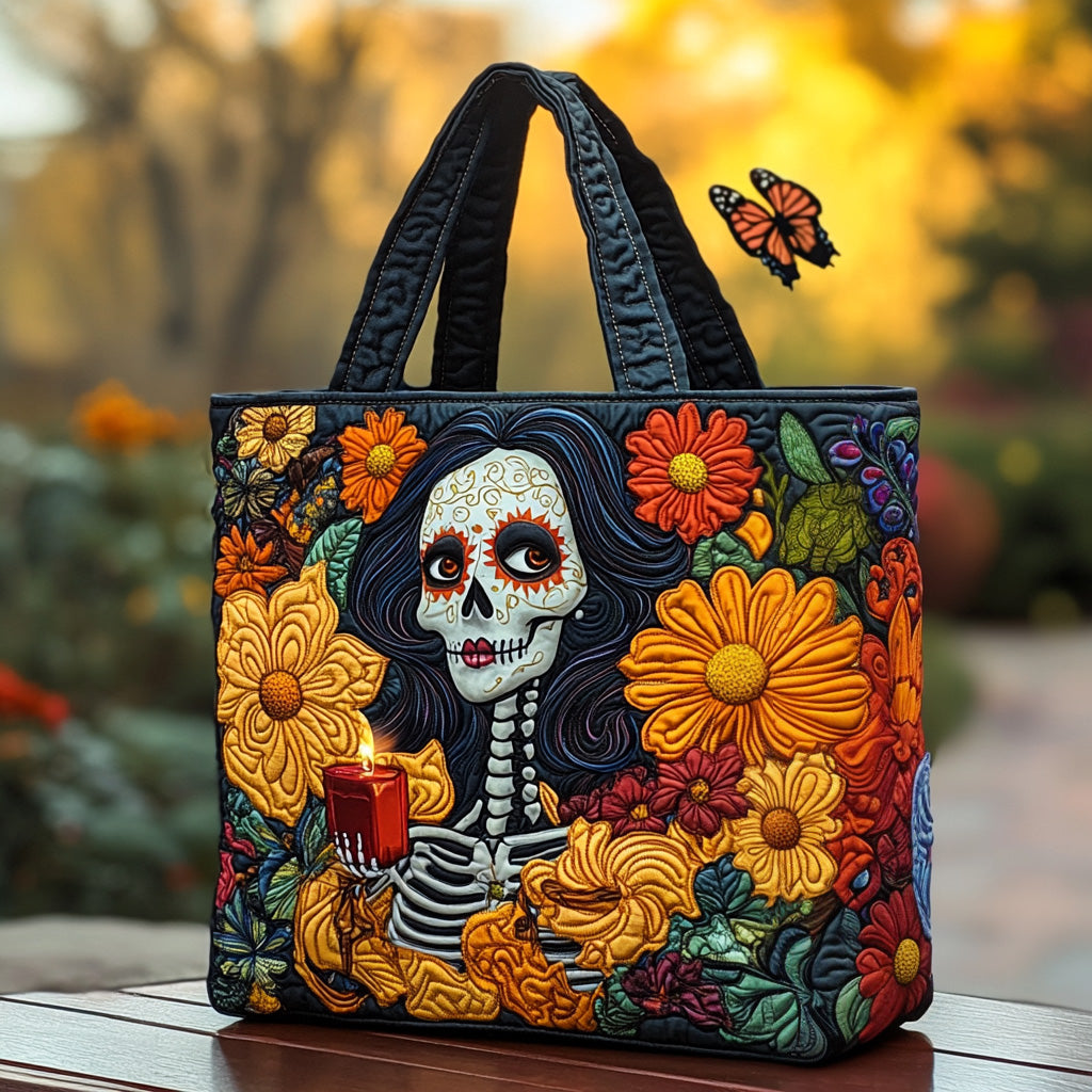 Marigold Memories Quilted Tote Bag NCU0DV7342