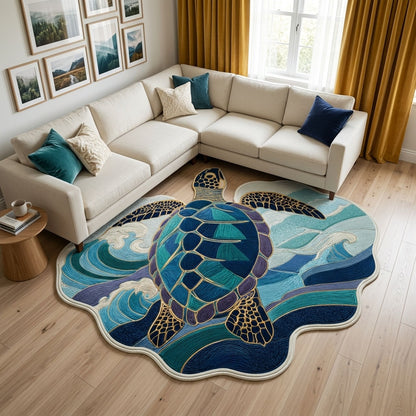 Marine Bliss Custom Shape Area Rug NCU0DK12301