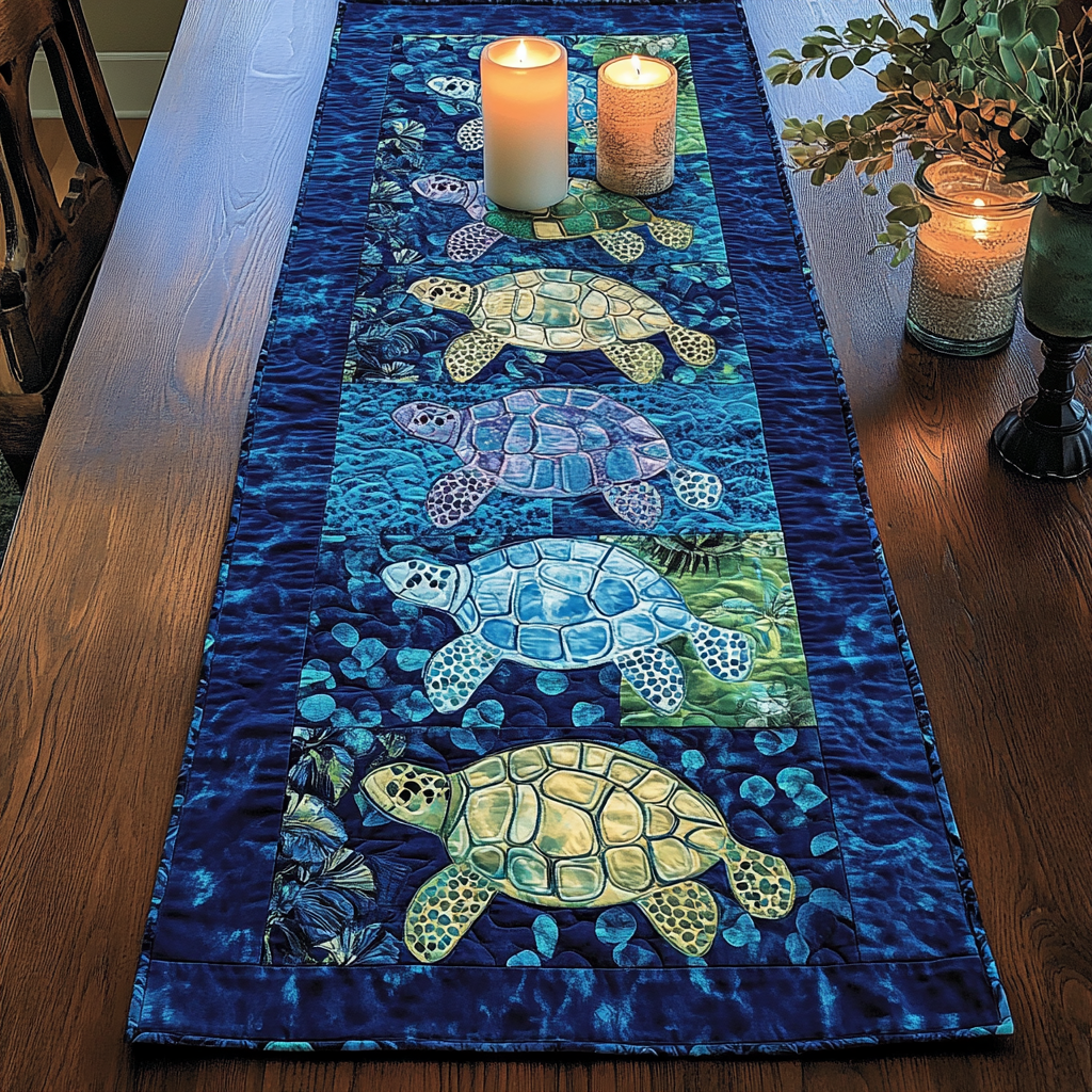 Marine Magic Quilted Table Runner NCU0VH3207