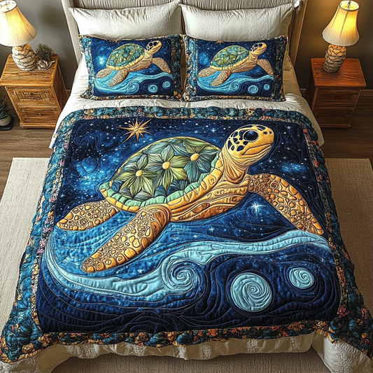 Marine Majesty 3-Piece Quilted Bedding Set NCU0DK4025