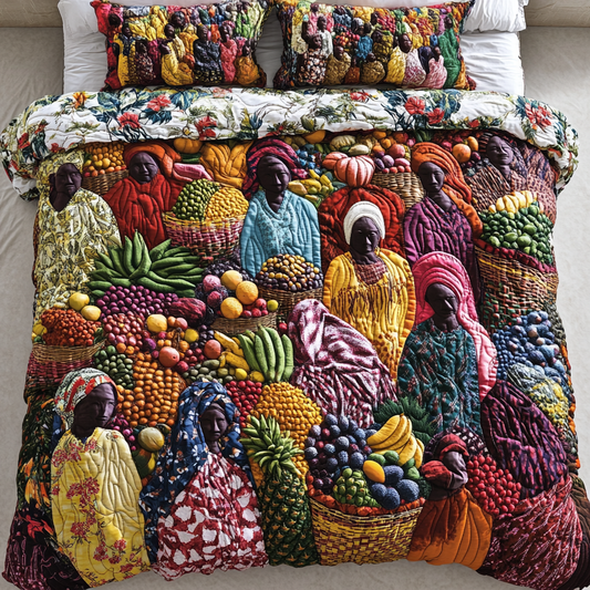 Market Essence 3-Piece Quilted Bedding Set NCU0DK7766