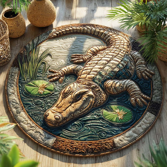 Marsh Stalker Quilted Round Mat NCU0XD1111