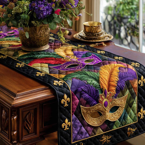 Mask Delight Quilted Table Runner NCU0NT11602