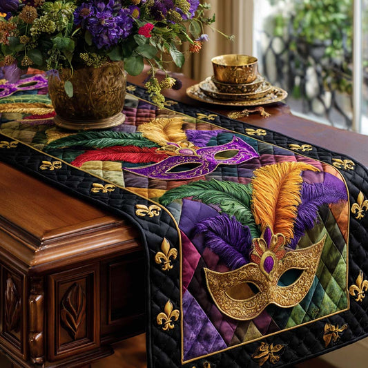 Mask Delight Quilted Table Runner NCU0NT11602