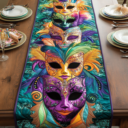 Mask and Magic Quilted Table Runner NCU0DV3288