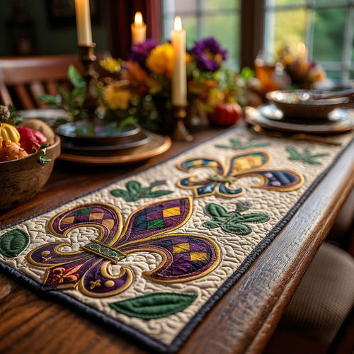 Masque of the Golden Hour Quilted Table Runner NCU0PT11103