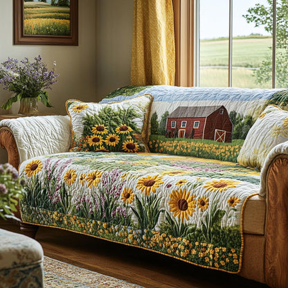 Meadow Barn Quilted Sofa Cover NCU0DV9300