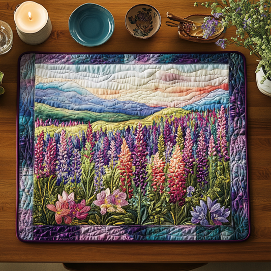 Meadow Bloom Quilted Place Mat NCU0VH5651