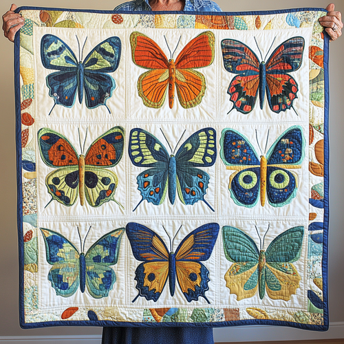 Meadow Blooms Quilted Blanket NCU0VL1090