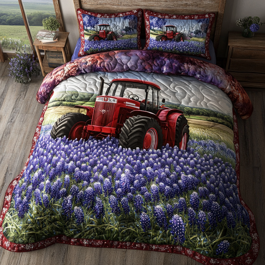 Meadow Charm 3-Piece Quilted Bedding Set NCU0DK7112