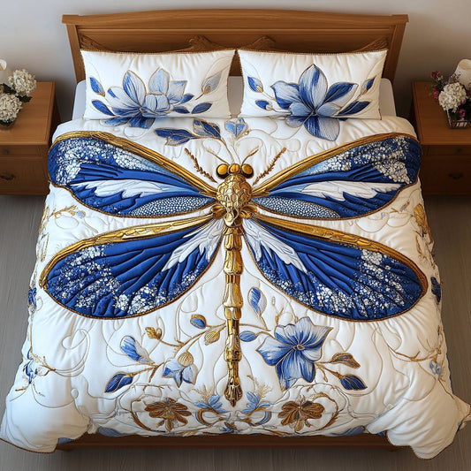 Meadow Dancer 3-Piece Quilted Bedding Set NCU0PT4237