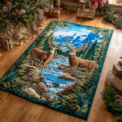 Meadow Deer Area Rug NCU0TD1985