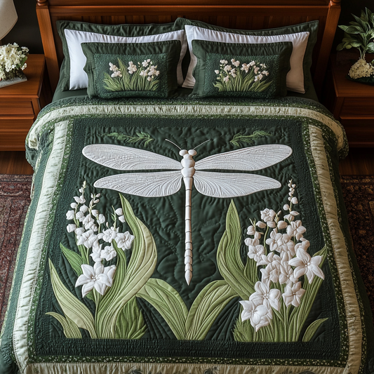 Meadow Flight 3-Piece Quilted Bedding Set NCU0VH4414
