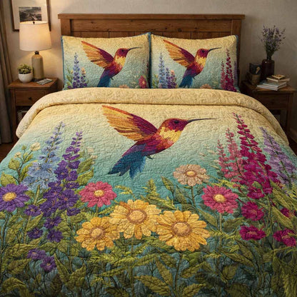 Meadow Flight 3-Piece Quilted Bedding Set NCU0XD2571