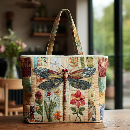 Meadow Glider Quilted Tote Bag NCU0PT8694