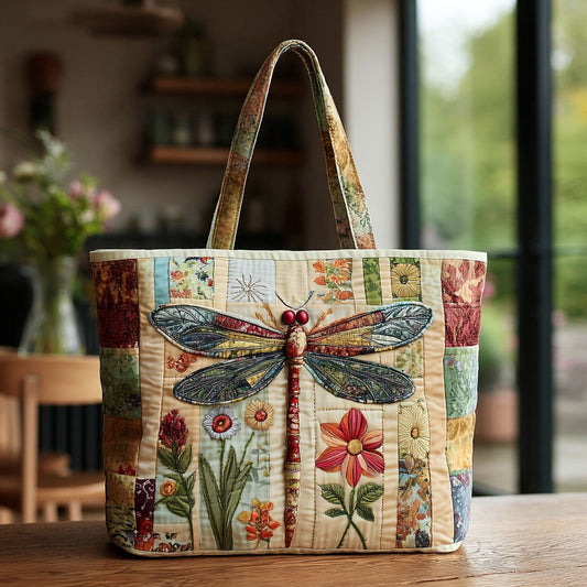Meadow Glider Quilted Tote Bag NCU0PT8694