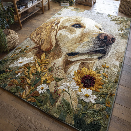 Meadow Golden Retriever Area Rug NCU0HH1524