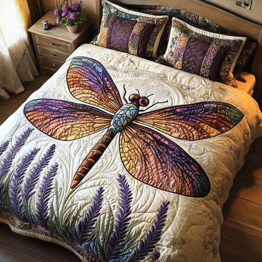 Meadow Grace 3-Piece Quilted Bedding Set NCU0PT3464