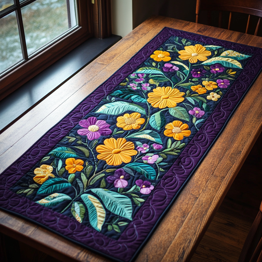 Meadow Grace Quilted Table Runner NCU0DK4246