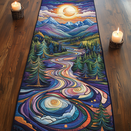 Meadow Horizon Quilted Table Runner NCU0VH2654