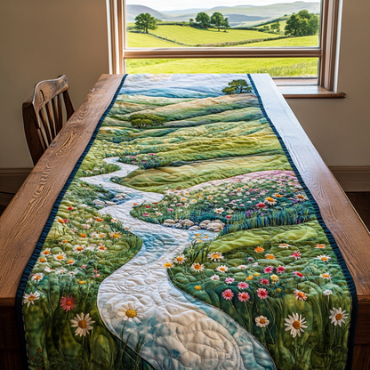 Meadow Journey Quilted Table Runner NCU0DK6246