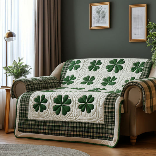 Meadow Luck Quilted Sofa Cover NCU0PT11227