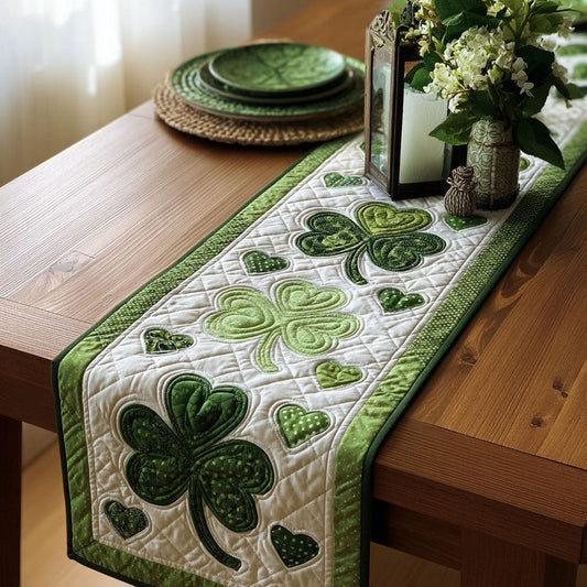 Meadow Luck Trail Quilted Table Runner NCU0PT11314