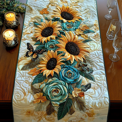 Meadow Luxe Quilted Table Runner NCU0VH2283