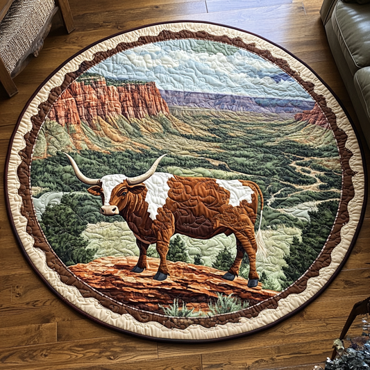 Meadow Majesty Quilted Round Mat NCU0VH5270