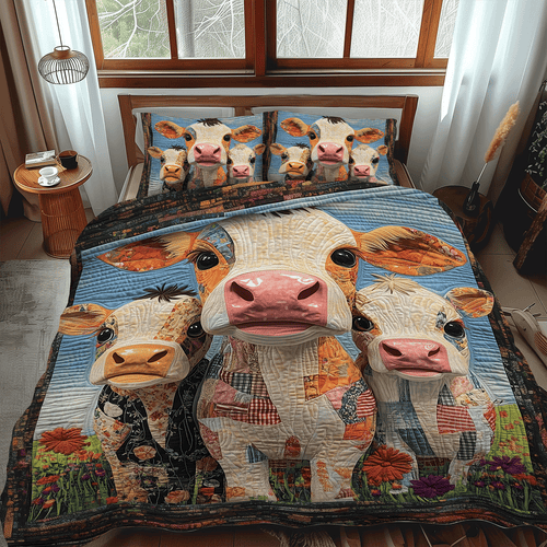 Meadow Mates 3-Piece Quilted Bedding Set NCU0TH1375